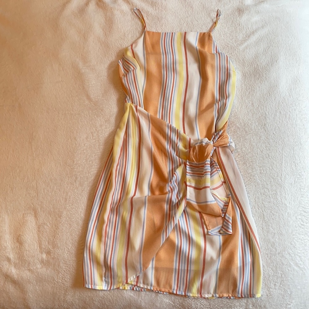Sherbet Striped Summer Dress